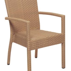 Barcelona Sessel, mit Armlehne, Natur