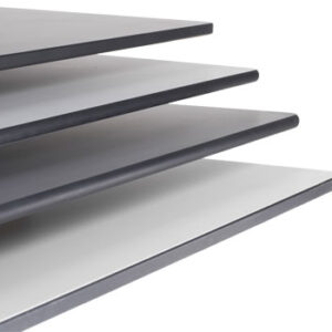 Compact  Laminat (HPL) Tischplatten 10mm und 12mm