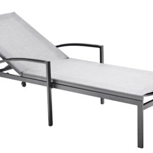 Trend Deluxe Liege, mit Armlehne, anthrazit/hellgrau