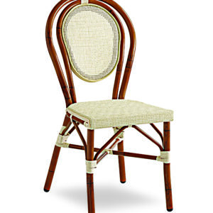 Amalfi 772 Stuhl, ohne Armlehne, creme