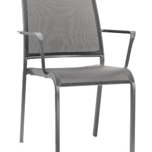 Corso Sessel mit Armlehne lightgrey, Aluminium