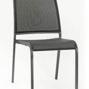 Corso Stuhl charcoal, ohne Armlehne, Aluminium