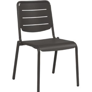 Bora Stuhl, ohne Armlehne, Aluminium, diverse Farben