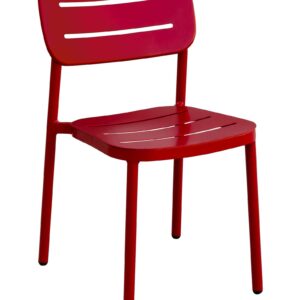 Pesaro Stuhl ohne Armlehne, Aluminium, diverse Farben