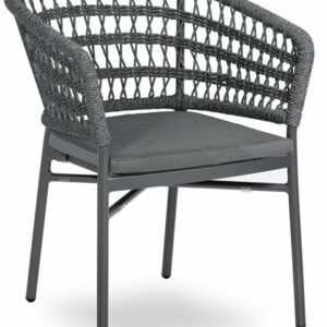 Bled 722 Sessel, mit Armlehne, anthrazit/grau