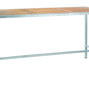 Quadro Teak Hochtisch 220x80cm