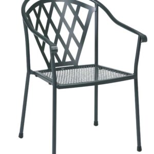 Schönbrunn Sessel, mit Armlehne, Stahl