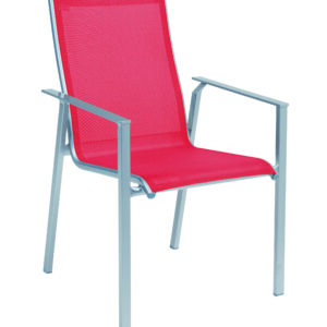 Seattle Sessel, mit Armlehne, Alu/Textilene