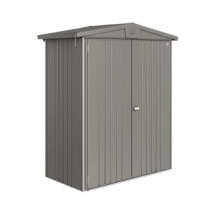 Biohort Gerätehaus Europa 1 Doppeltüre quarzgrau-metallic