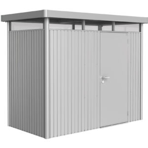 Biohort Gerätehaus HighLine® H1 Standardtüre silber-metallic