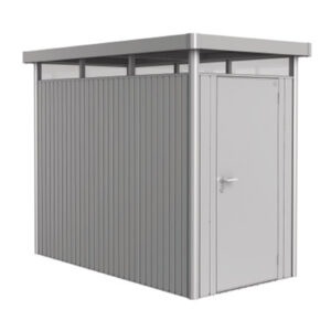 Biohort Gerätehaus HighLine® HS Standardtüre silber-metallic