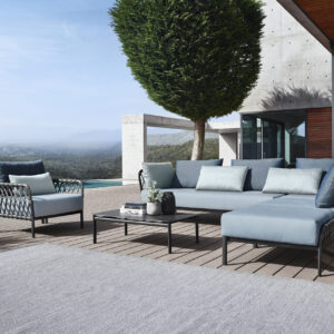 Caro Lounge anthrazit, solpuri