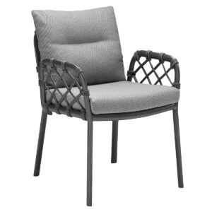 Caro Dining Sessel, mit Armlehne, anthrazit