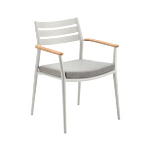 Pia Sessel, mit Armehne, Aluminium