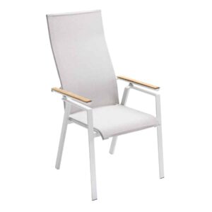 Soul Hochlehner-Sessel, verstellbar, white/grey