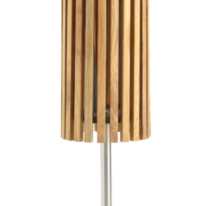 Star Steh-Solarleuchte, Aluminium / TEAK