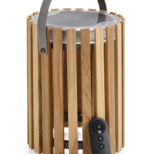 Star Solarleuchte, Aluminium / TEAK